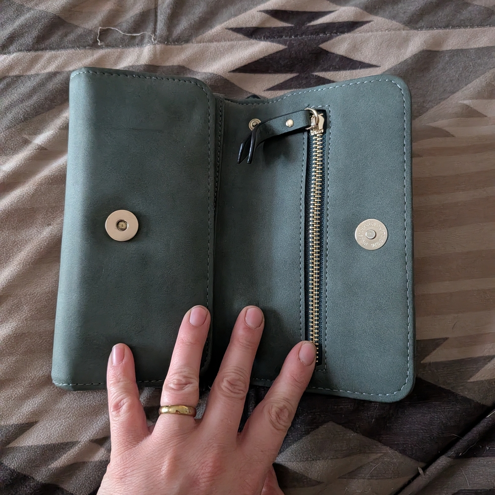 Stylish Gray Women's Wallet - Picture 4 of 8